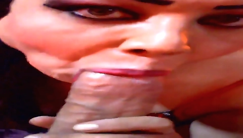 Horny tranny and tranny girl with a big ass and dildo