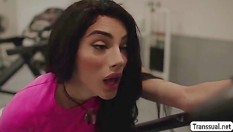 Busty brunette gets her asshole fucked by a big cock