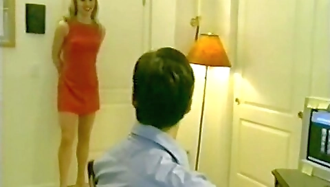 Vintage video featuring a hot blonde girl with an ass