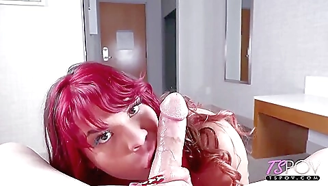 Beautiful tattooed hottie enjoys a deepthroat and riding