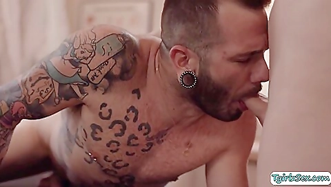 Sexy trans masseuse gets fucked after a good massage