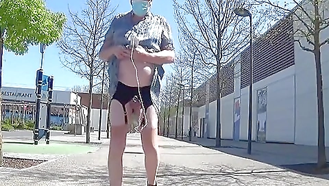 Busty amateur 18+ doll in sexy boots and stockings