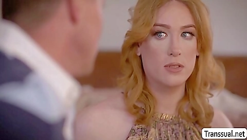 Step fantasy hardcore anal action with a sexy redhead