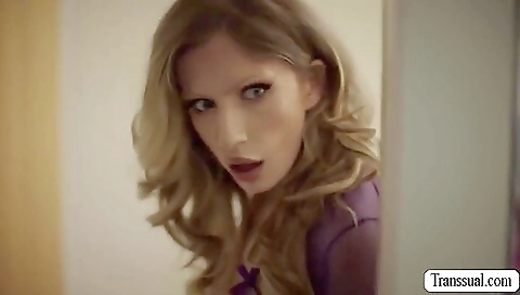 Babe in red is getting her ass fucked by this dude