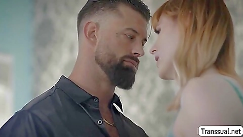 Redheaded milf in a gorgeous outfit and sex in a hardcore way