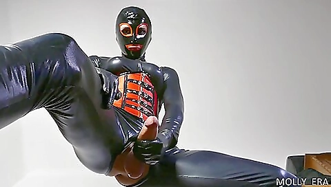 Amateur solo video with a busty woman with a huge dick