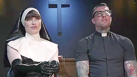 Sexy brunette 18+ with a sexy face gets whipped and fucked