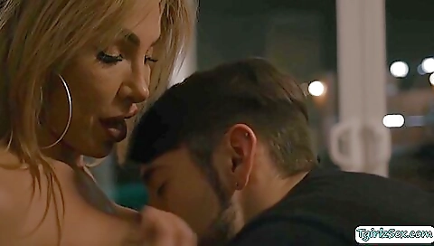 Sexy teen milf with a tattooed pussy fucked in ass